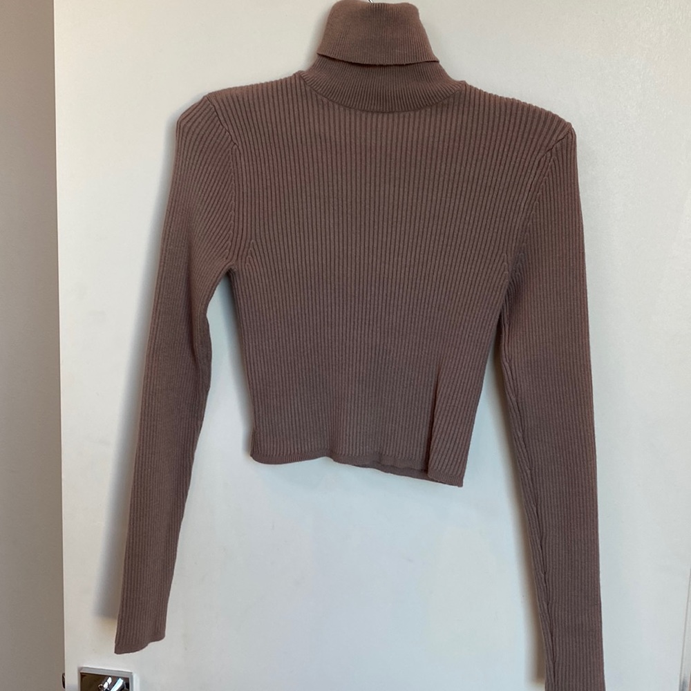 Zara cropped turtleneck
